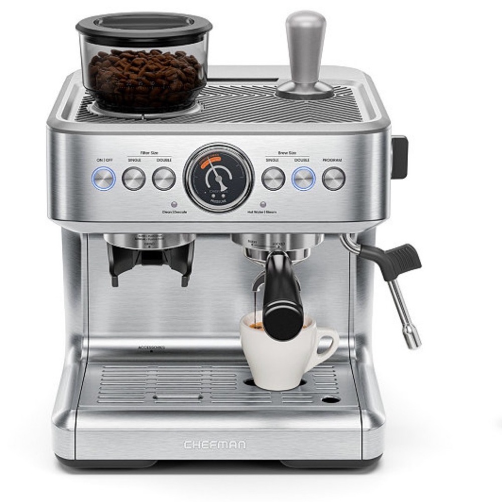 Chefman Silver Espresso Machine